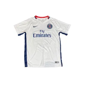 2015-16 White Nike PSG Ibrahimovic Tee - Medium