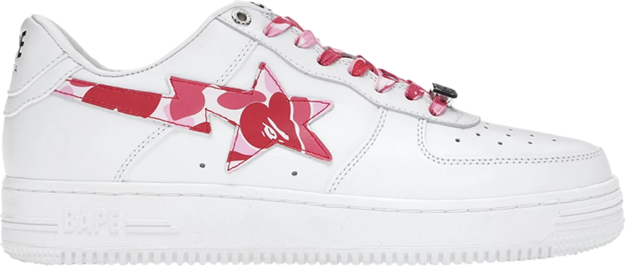 A Bathing Ape Bape Sta Low ABC 'Camo Pink'