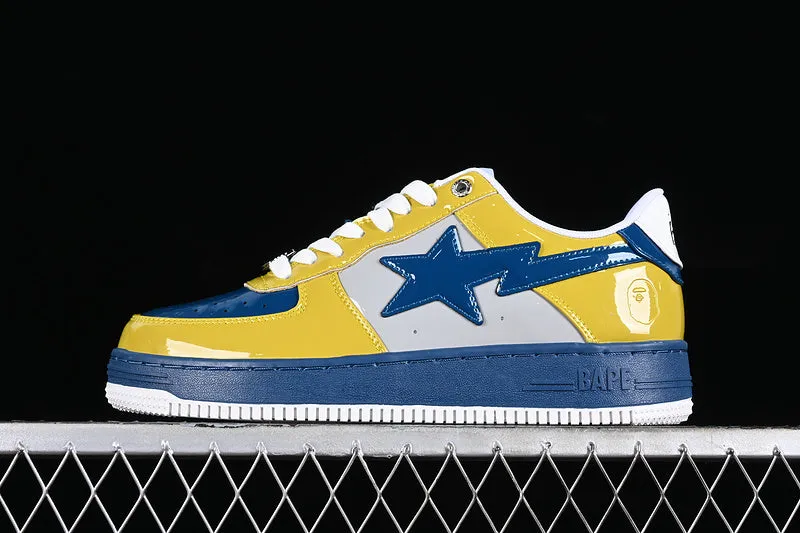 A Bathing Ape Bape Sta Nostalgic Blue Yellow