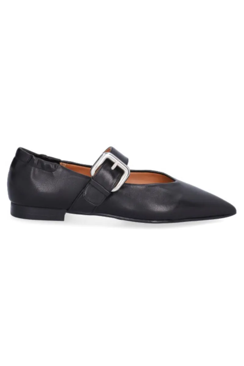 A6005 | Black Nappa | Loafers fra Billi Bi