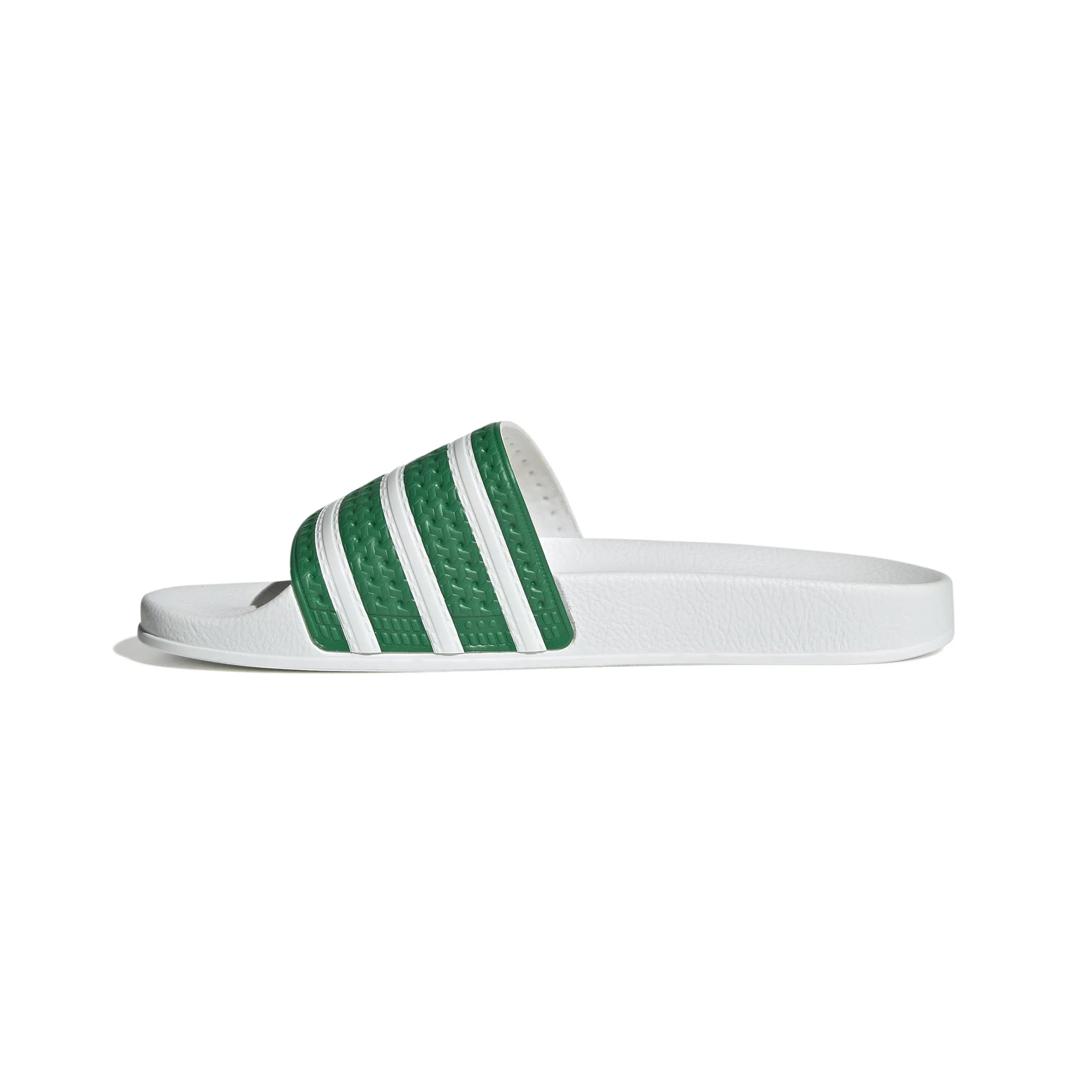 adidas Adilette Green / White / White