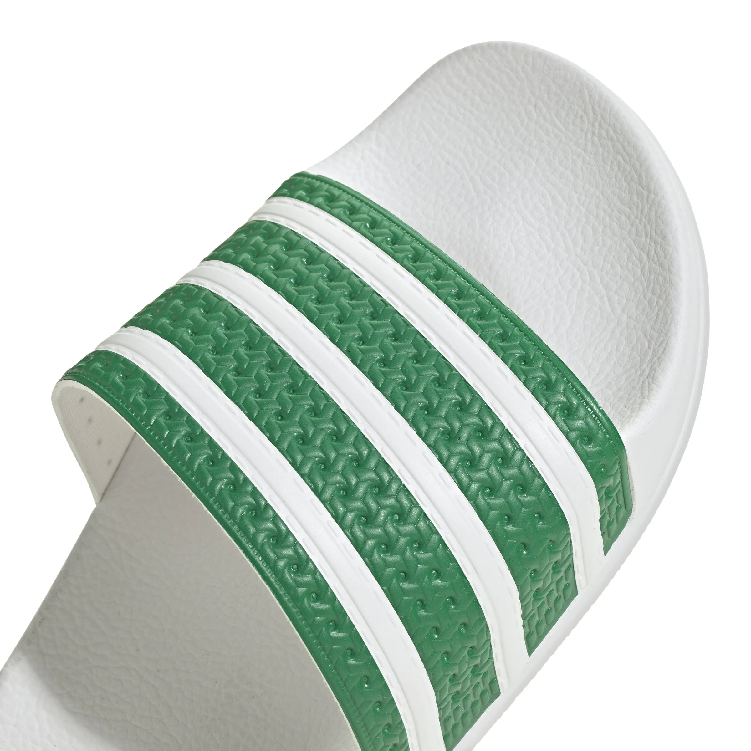 adidas Adilette Green / White / White