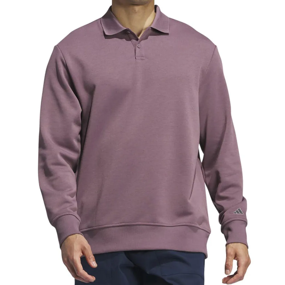 adidas Go-To Long Sleeve Polo Shirt - Shadow Fig