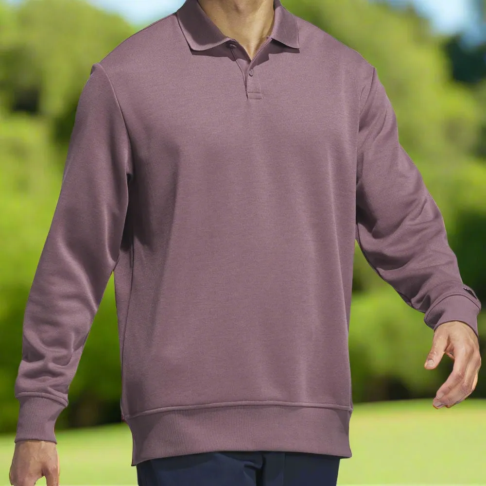 adidas Go-To Long Sleeve Polo Shirt - Shadow Fig