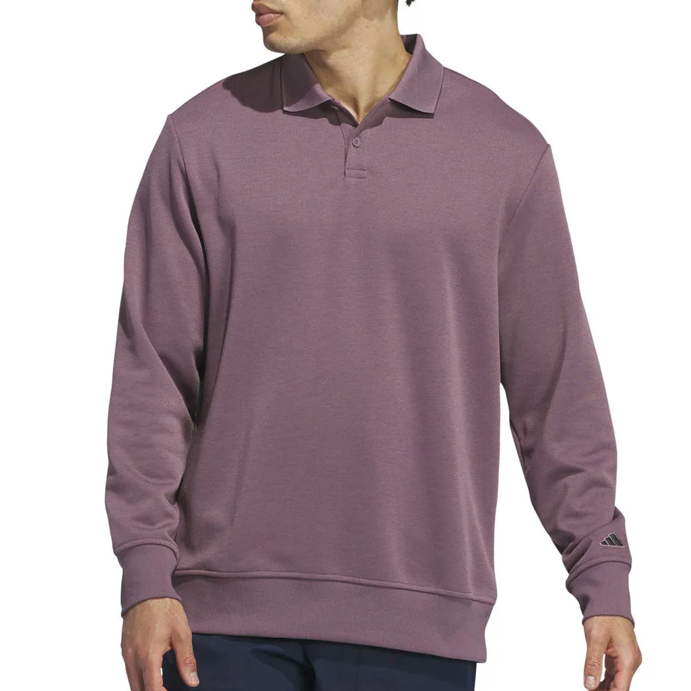 adidas Go-To Long Sleeve Polo Shirt - Shadow Fig