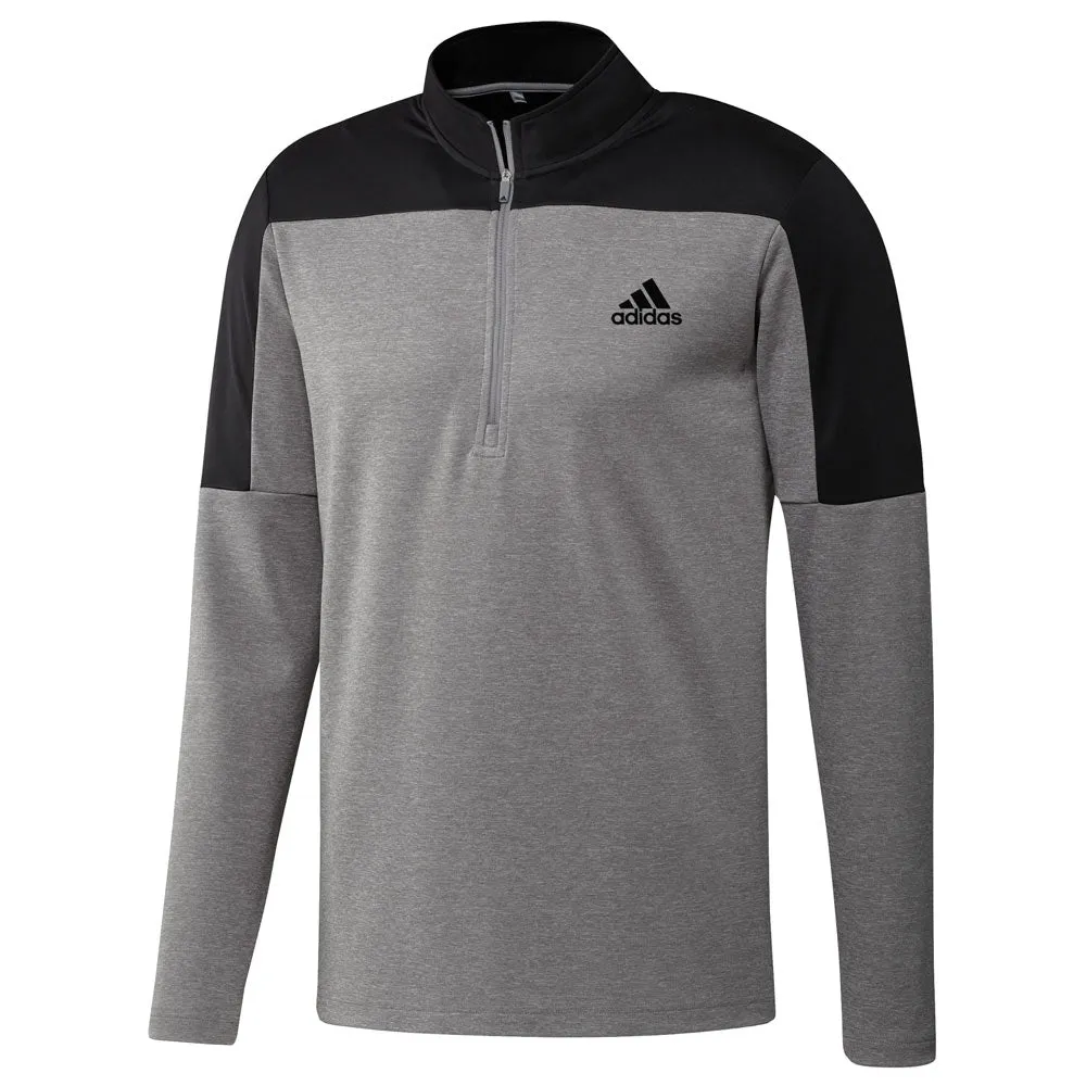 adidas Mens 1/4 Zip UPF Lightweight Sweatshirt