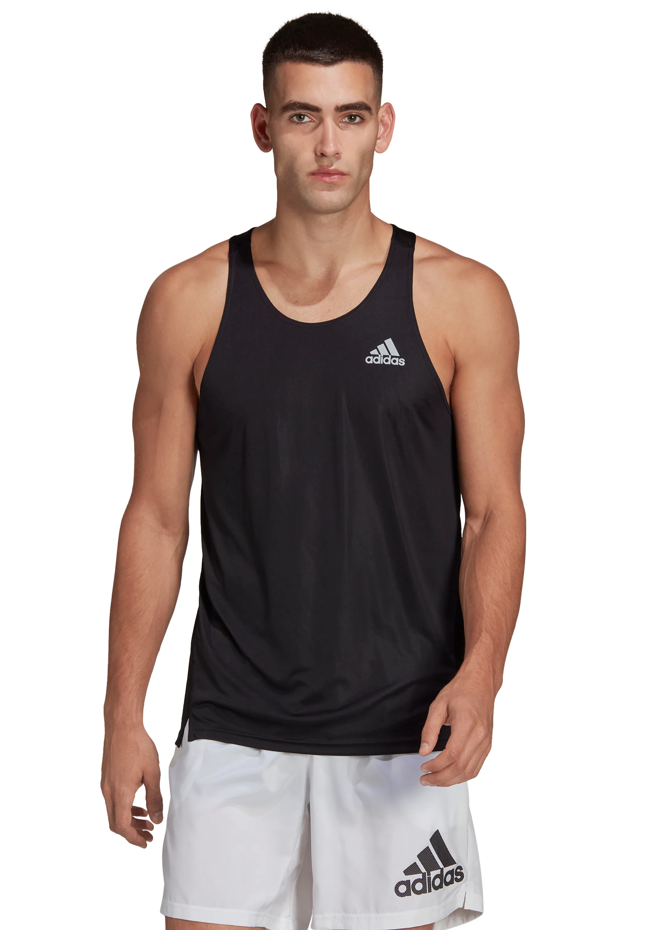 Adidas Mens Own the Run Singlet <BR> HB7457