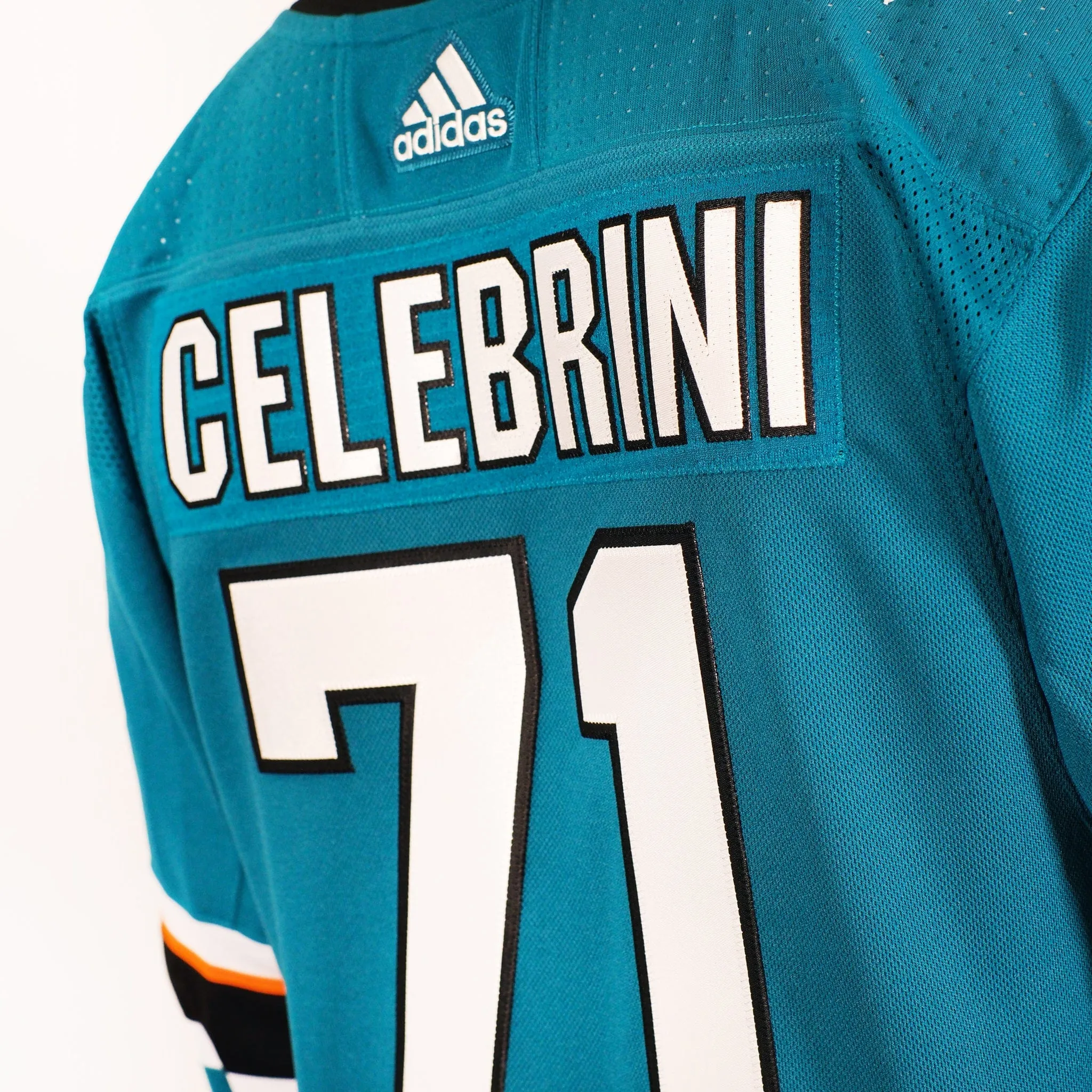 Adidas PrimeGreen Senior Jersey - San Jose Sharks Home - Macklin Celebrini