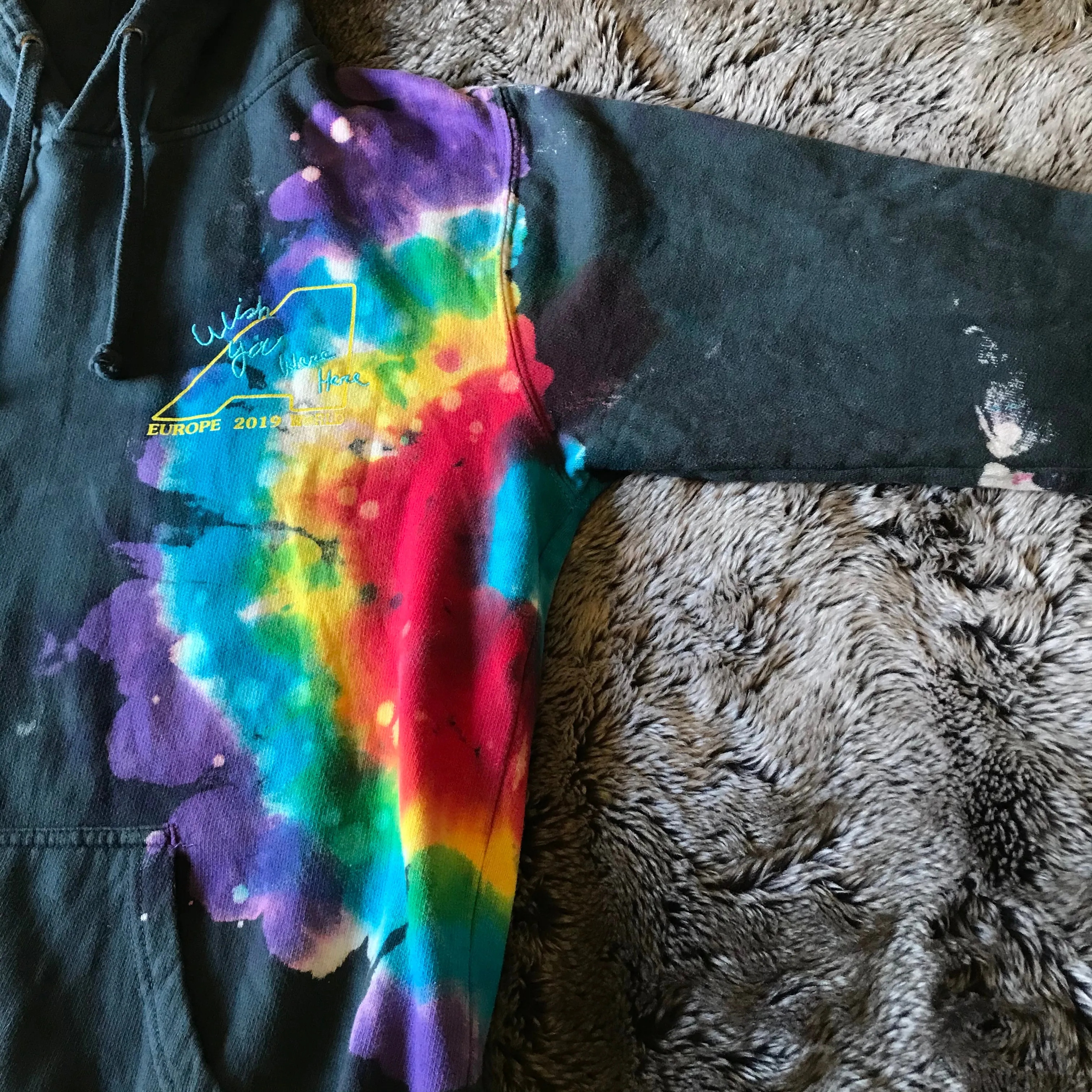 Astroworld Europe Tour 2019 Tie Dye Hoodie