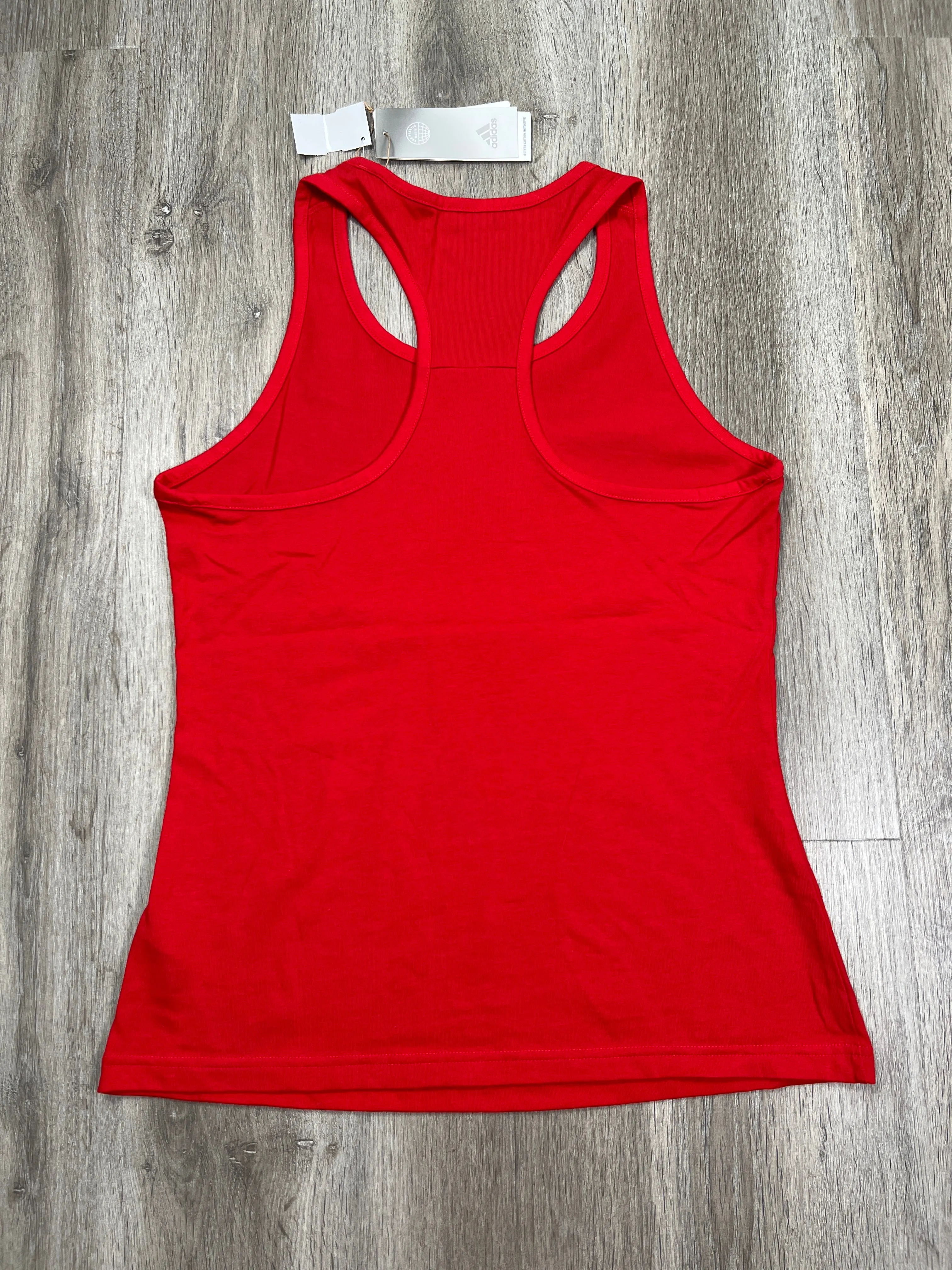 Athletic Tank Top By Adidas In Red, Size: M