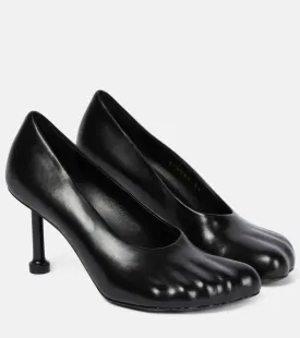 Balenciaga anatomical leather shoes, black