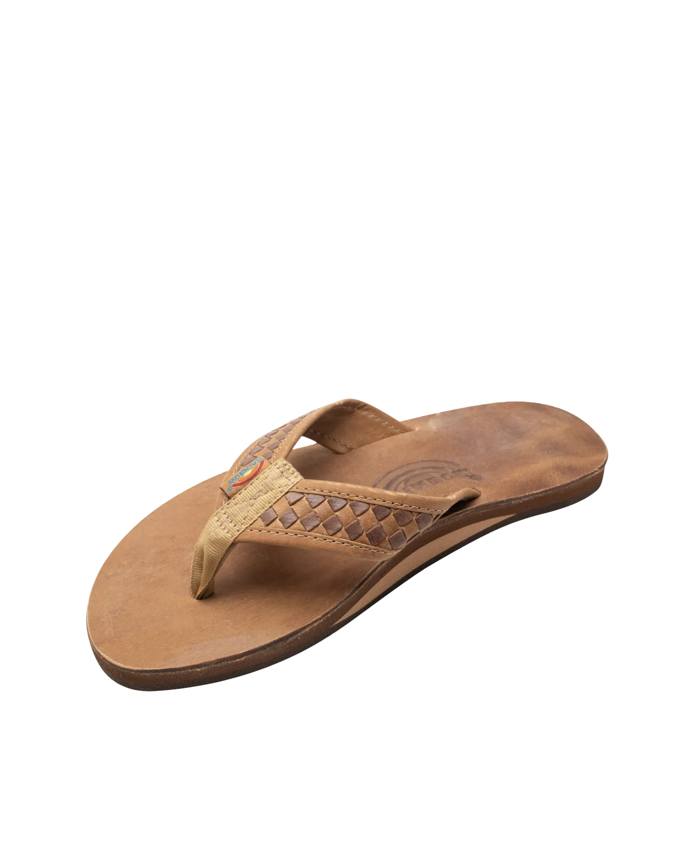 Bentley Lux Leather Sgl Layer Sandal Buckskin