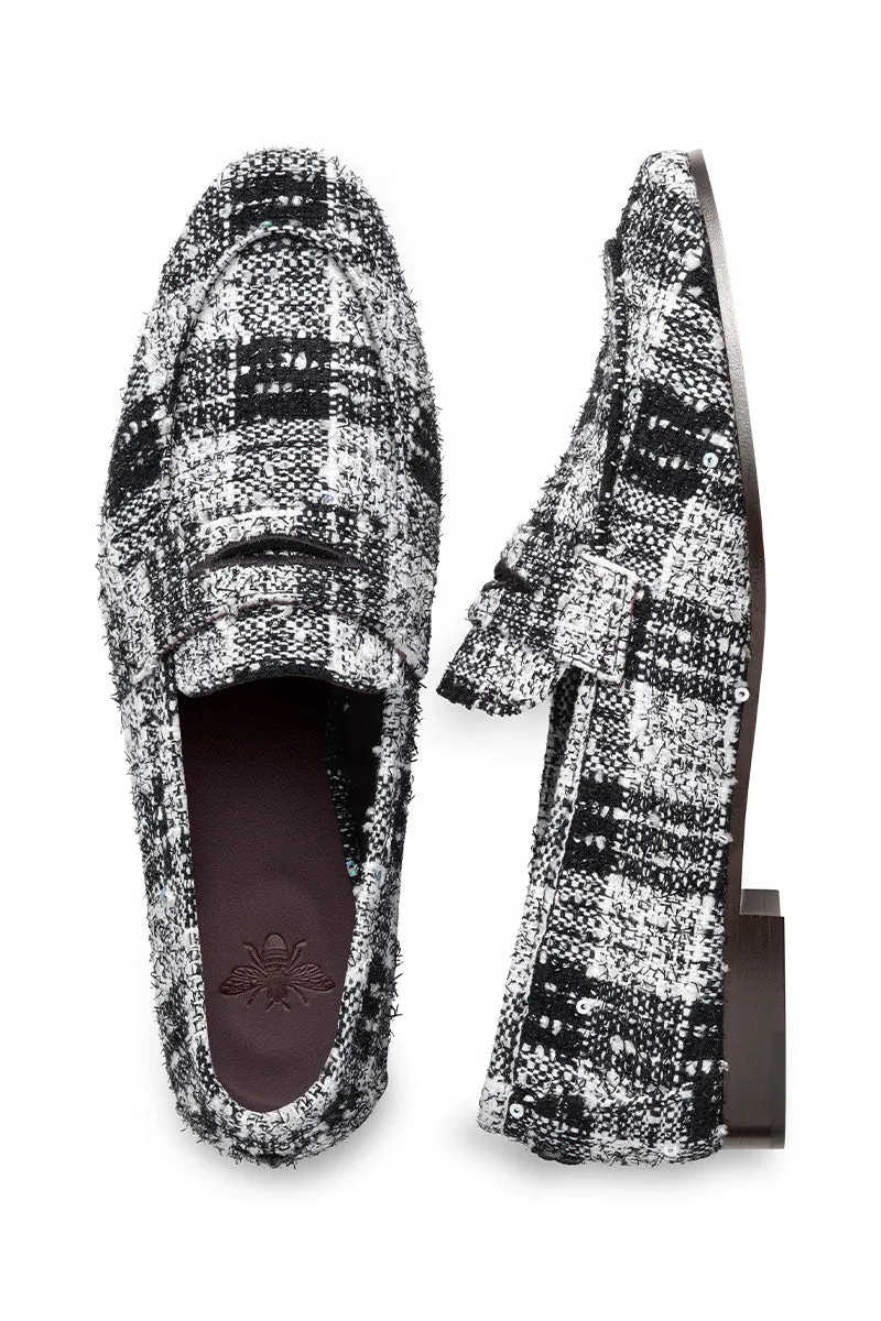 Black and White Tweed Flaneur