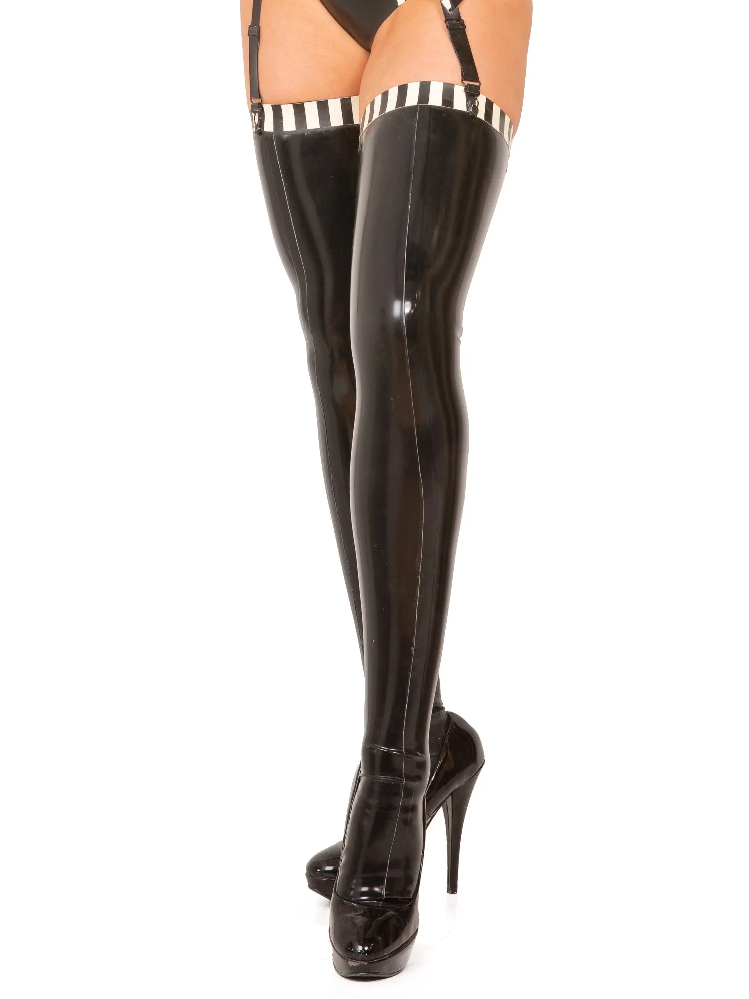 Clearance -  Surrender Latex Stockings Size M