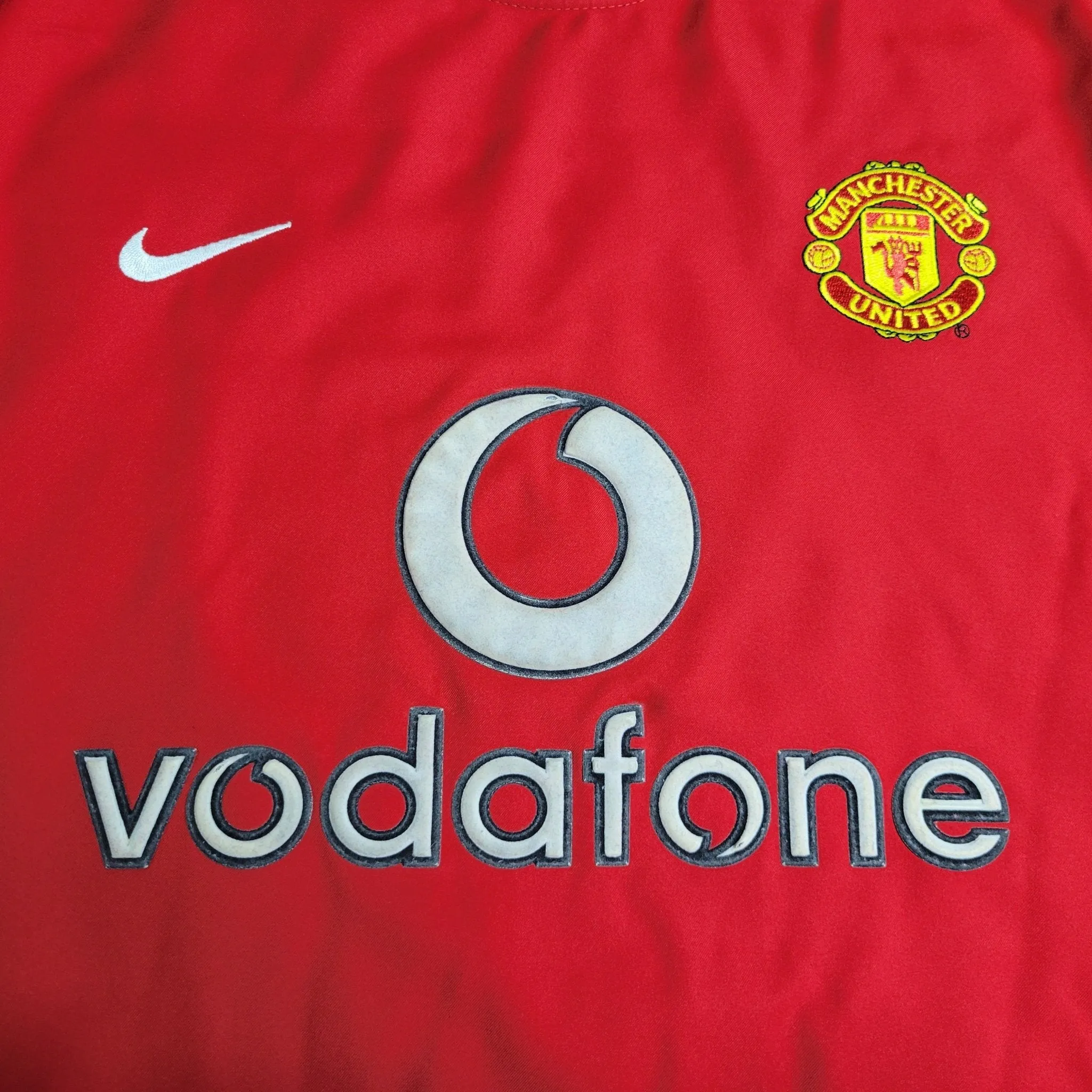 Cristiano Ronaldo Manchester United 2003 2004 DEBUT SEASON Home Long Sleeve Soccer Jersey Shirt M SKU# F20610DHA 184948