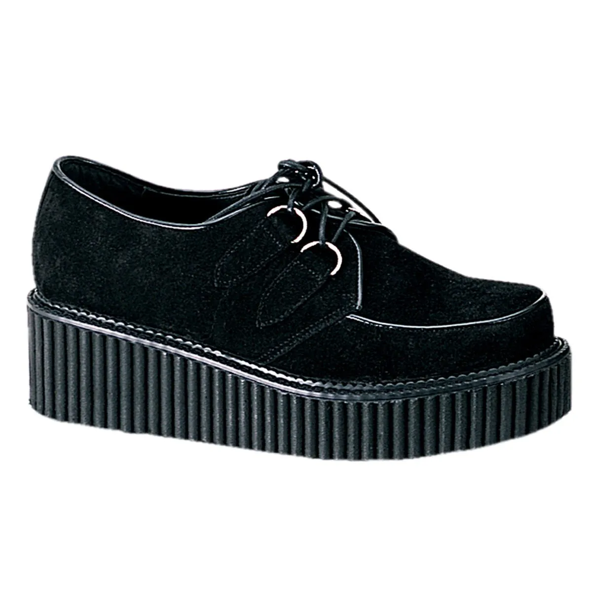 Demonia CREEPER-101 | Black Suede Creepers