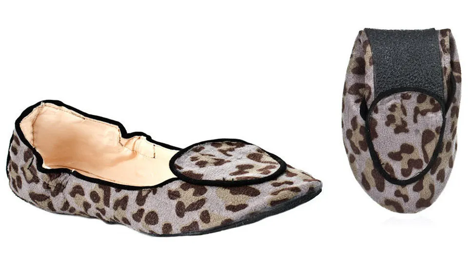 Footzyrolls The Safari Loafer Grey Leopard