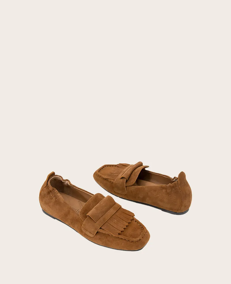 GENTLE SOULS - Scotty Tassel Suede Loafer