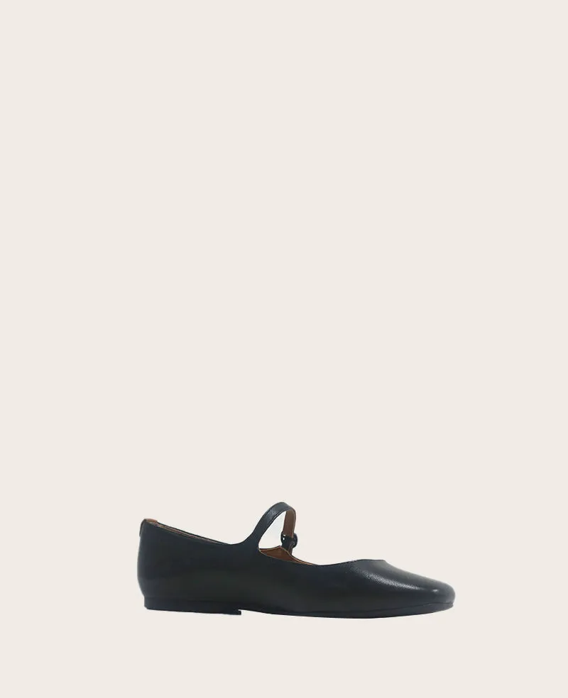 GENTLE SOULS - Wynona Leather Mary Jane Ballet Flat