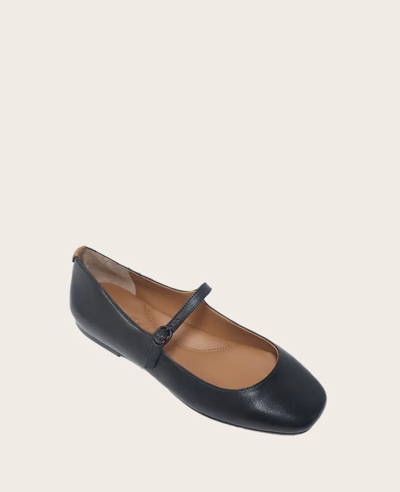 GENTLE SOULS - Wynona Leather Mary Jane Ballet Flat