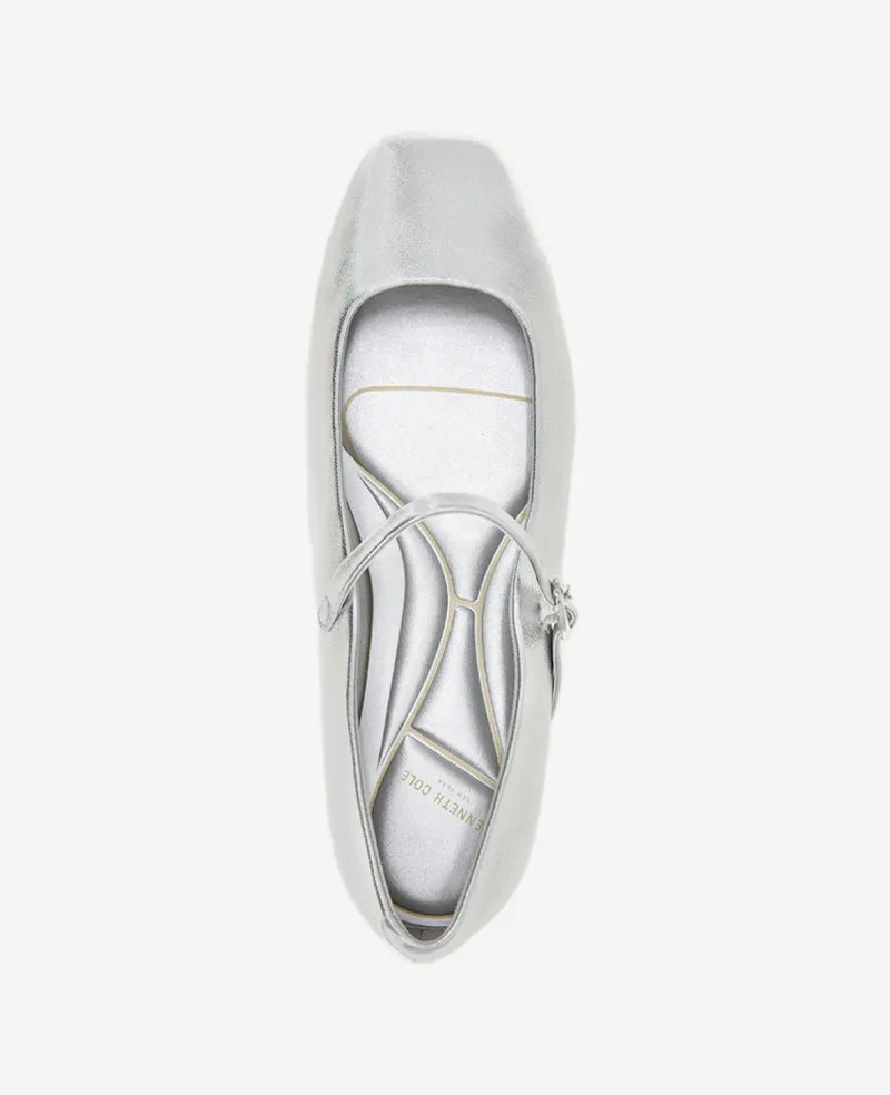 Jasper Metallic Leather Ballet Flat