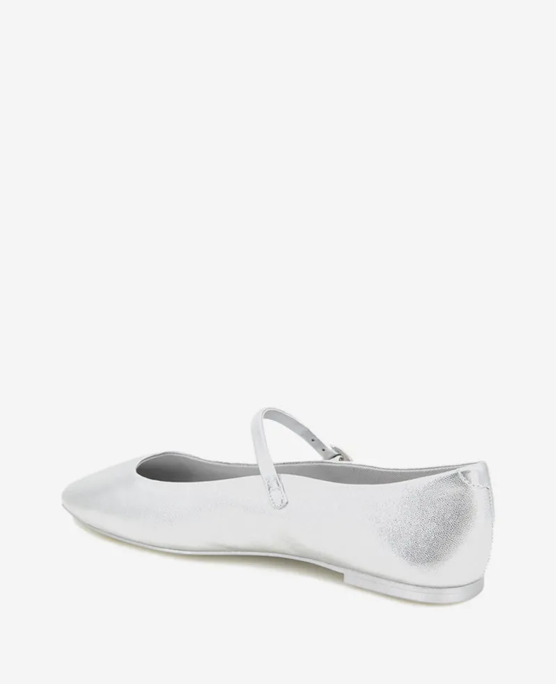 Jasper Metallic Leather Ballet Flat