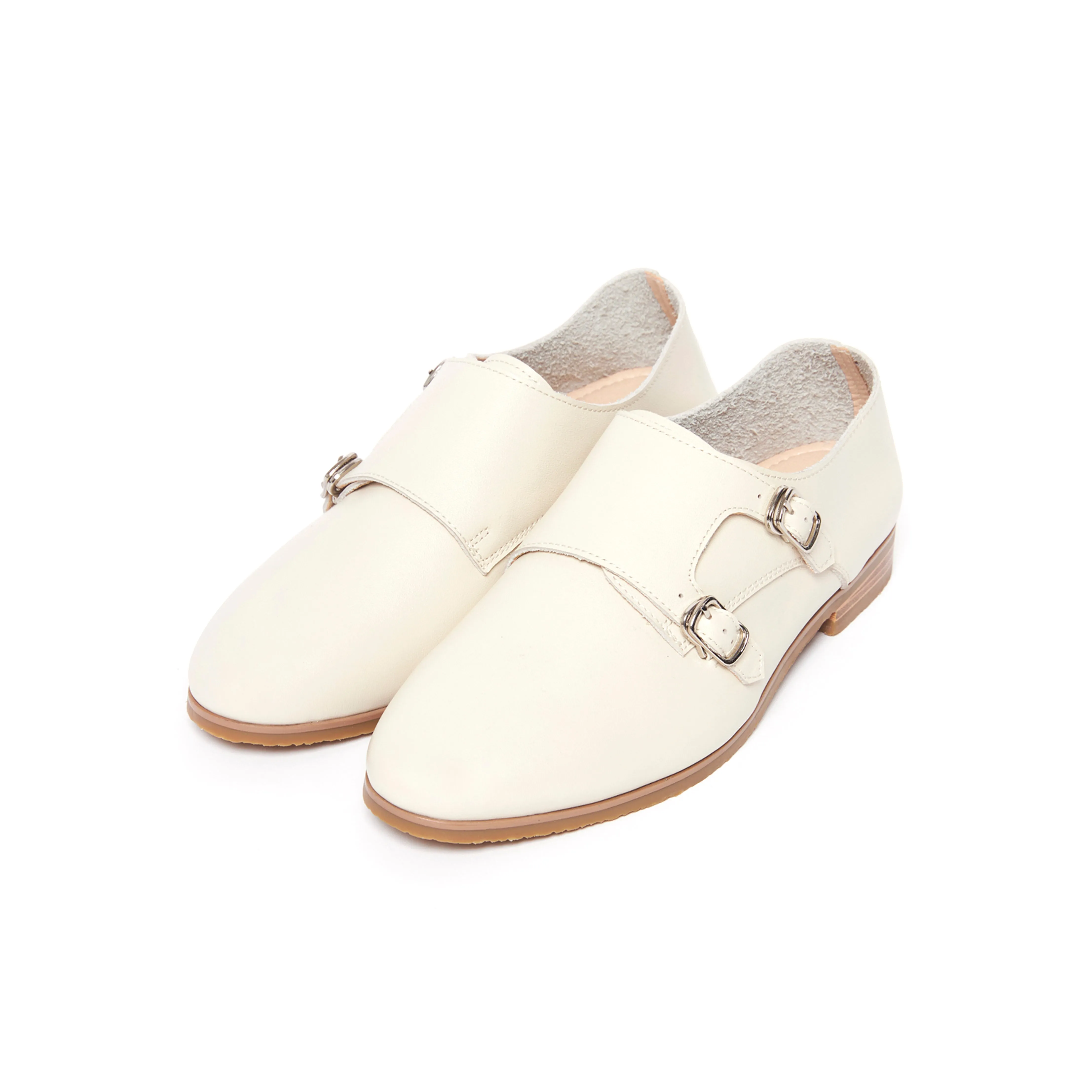 Kassel Double Monk Loafers - Beige ( BEI )