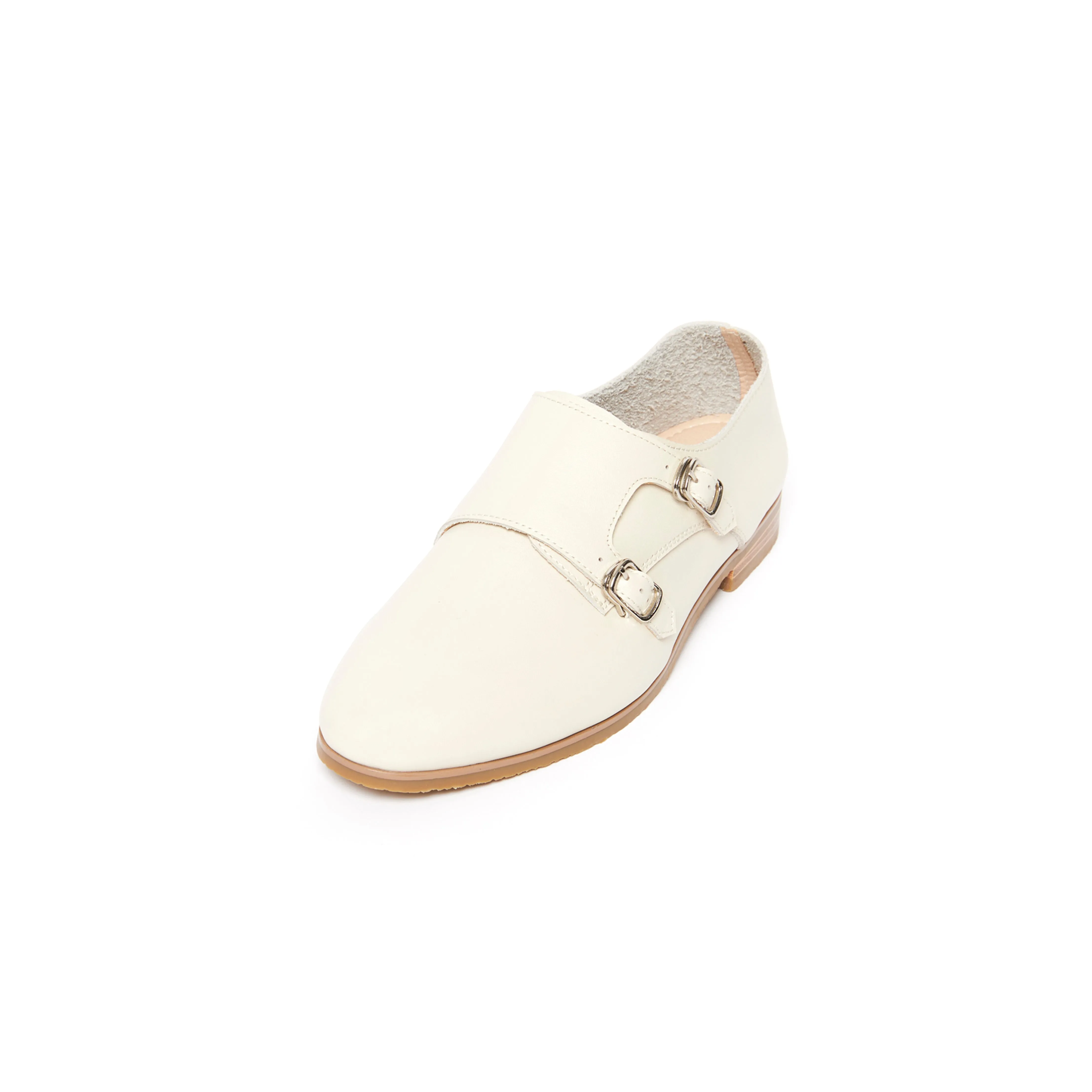 Kassel Double Monk Loafers - Beige ( BEI )