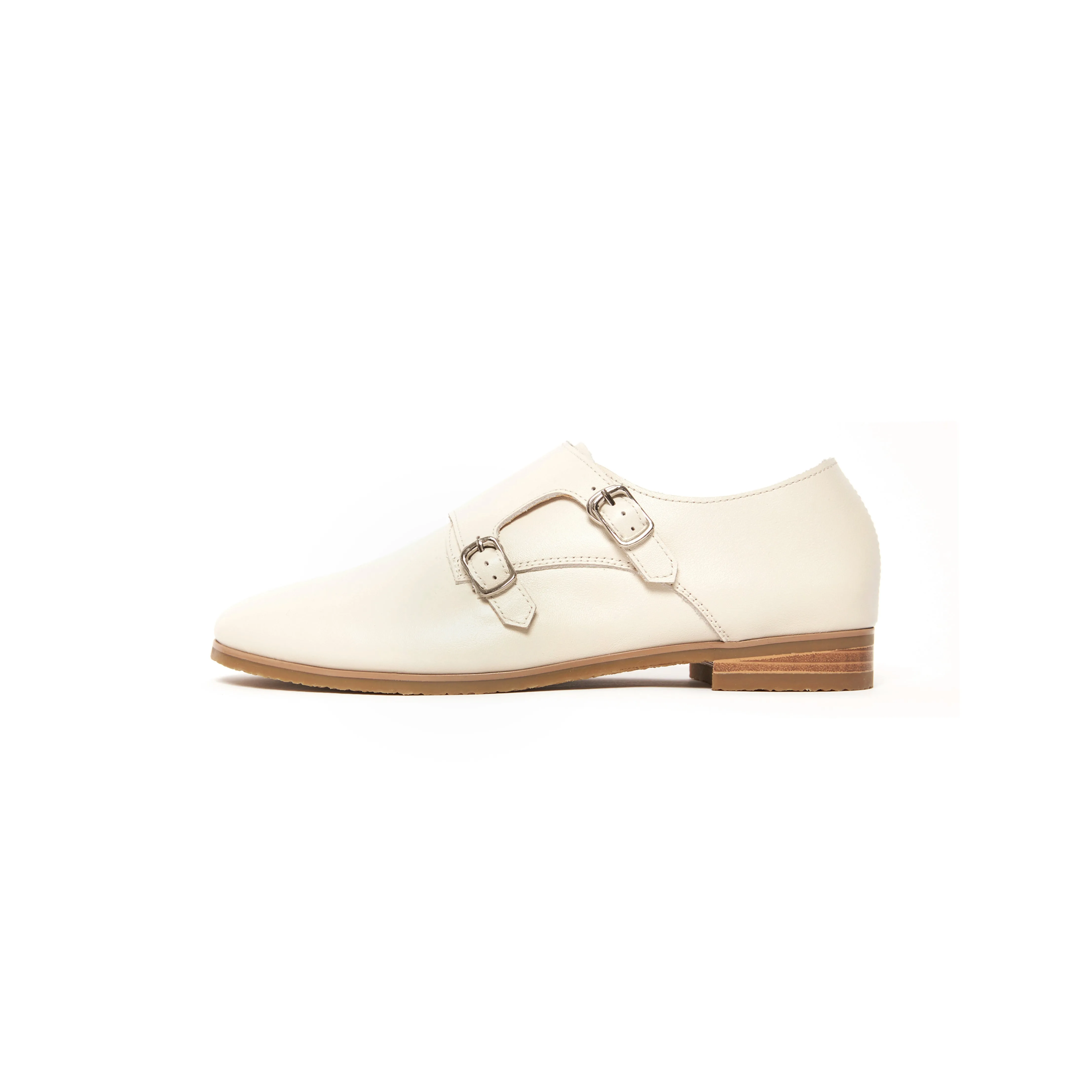 Kassel Double Monk Loafers - Beige ( BEI )