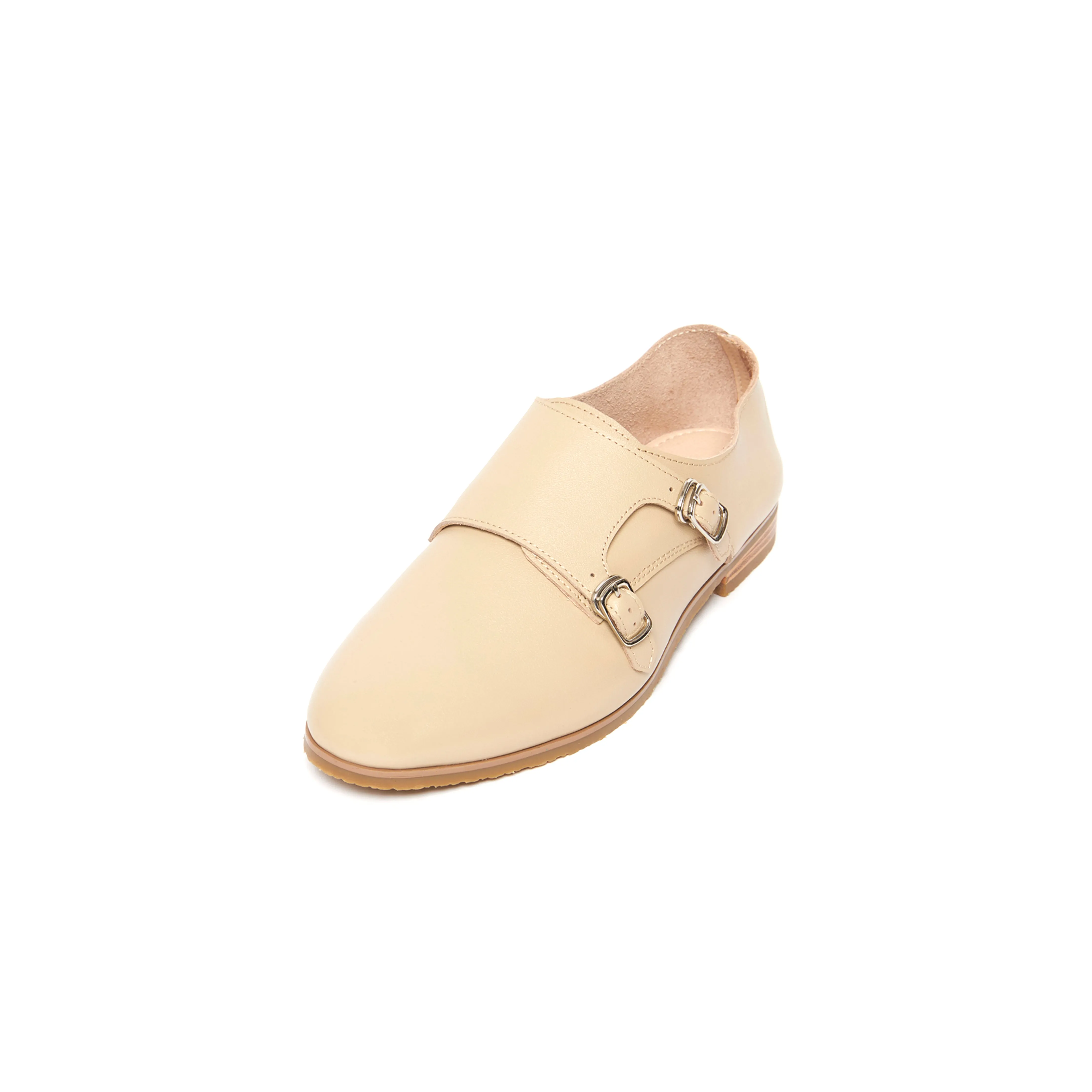 Kassel Double Monk Loafers - Nude ( BEIN )