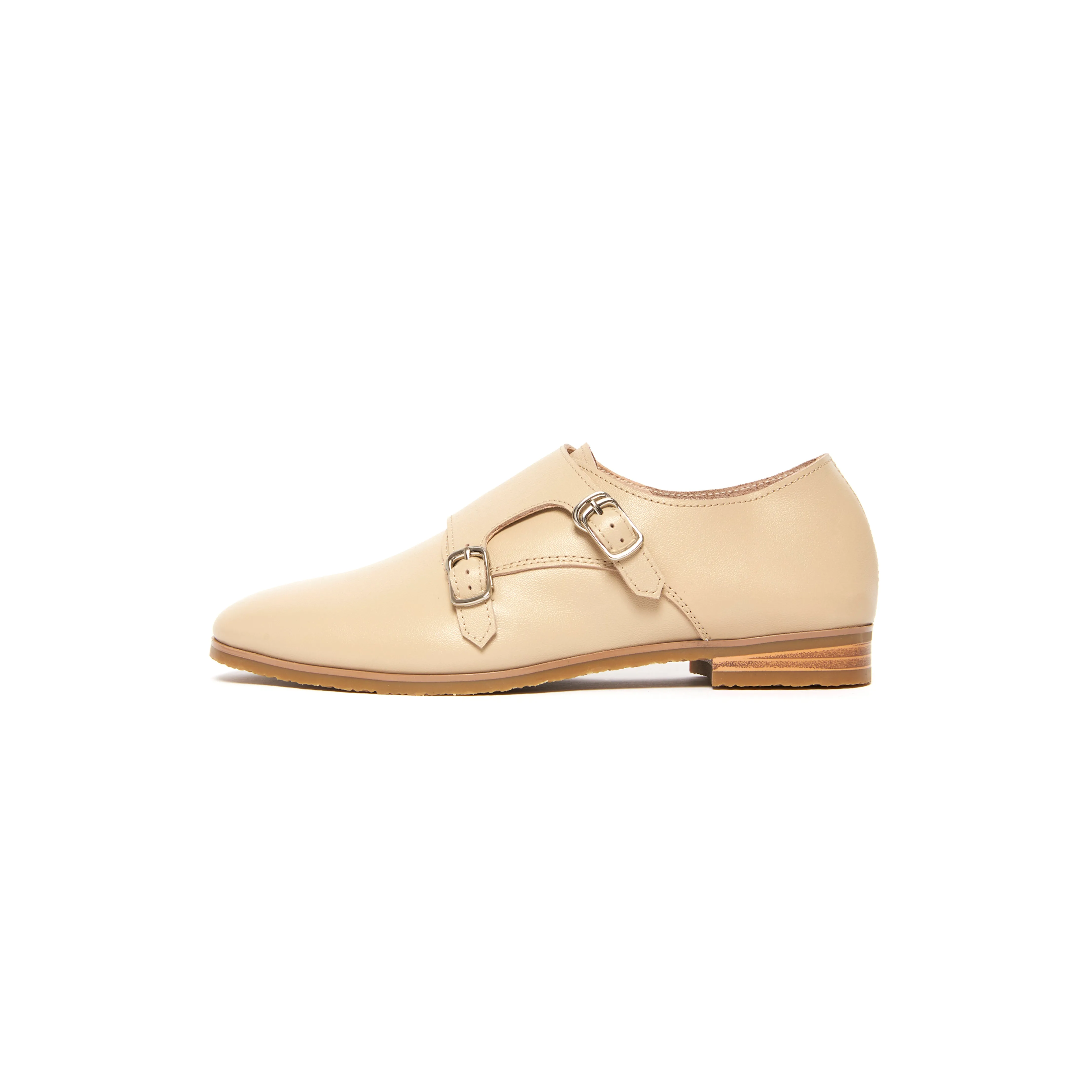 Kassel Double Monk Loafers - Nude ( BEIN )