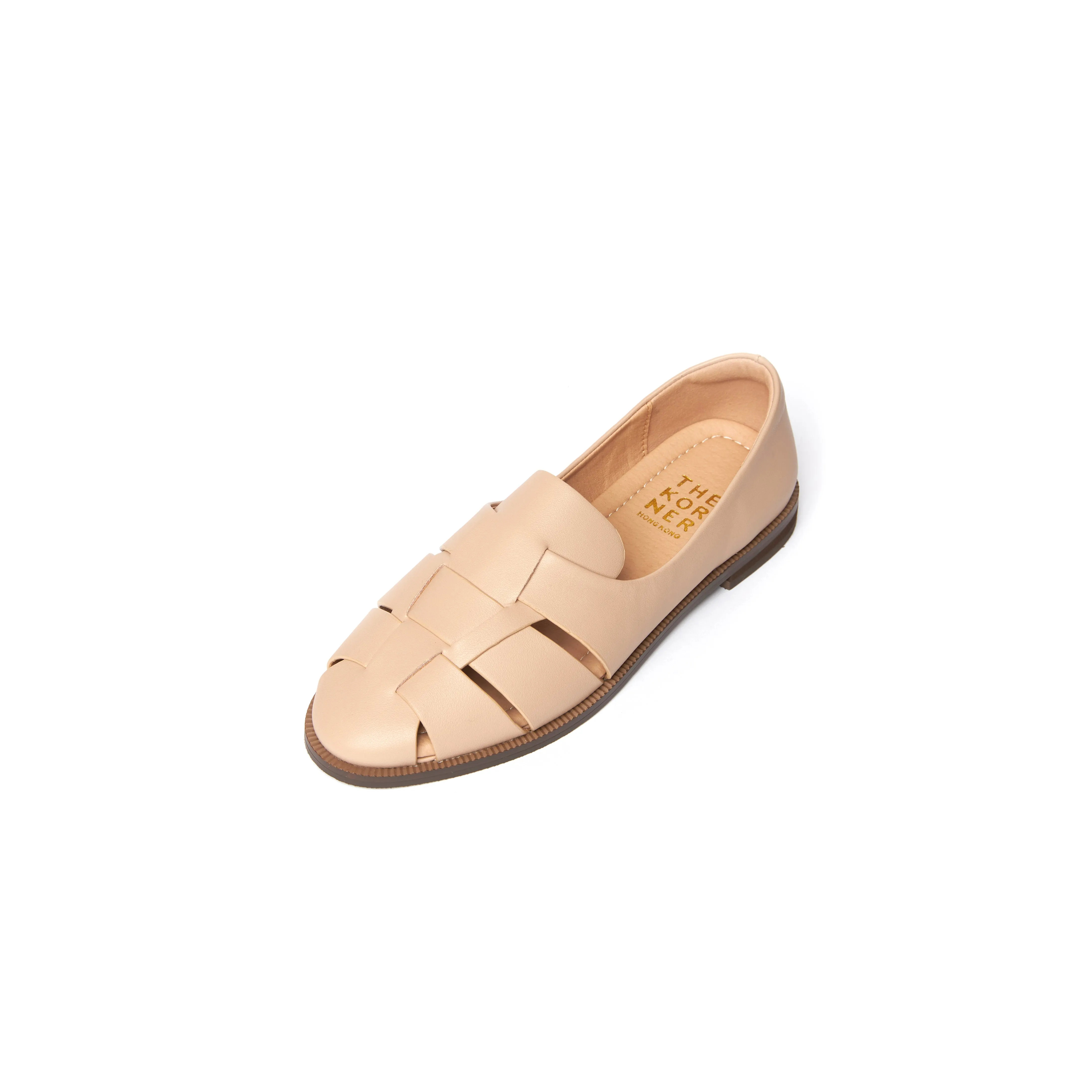 Kris Leather Loafers - Nude ( BEIN )