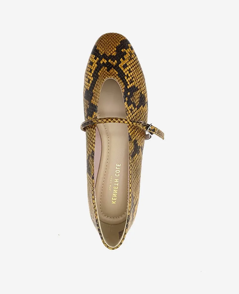 Magnolia Leather Ballet Flat