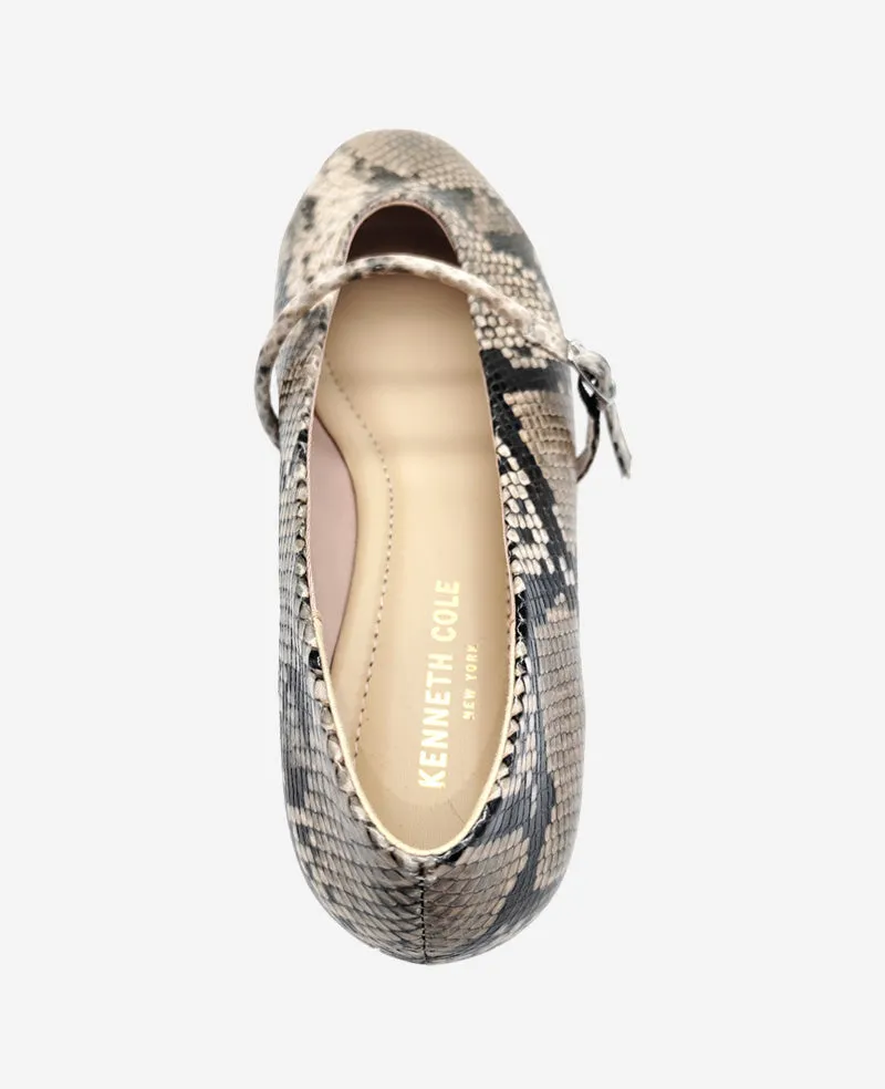 Magnolia Leather Ballet Flat