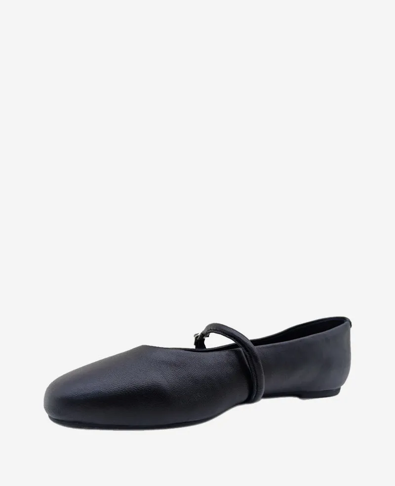 Magnolia Leather Ballet Flat