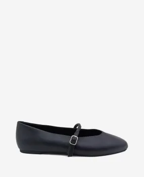 Magnolia Leather Ballet Flat