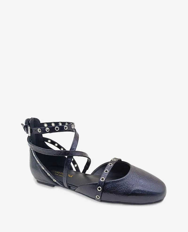 Mason Strappy Stud Flat