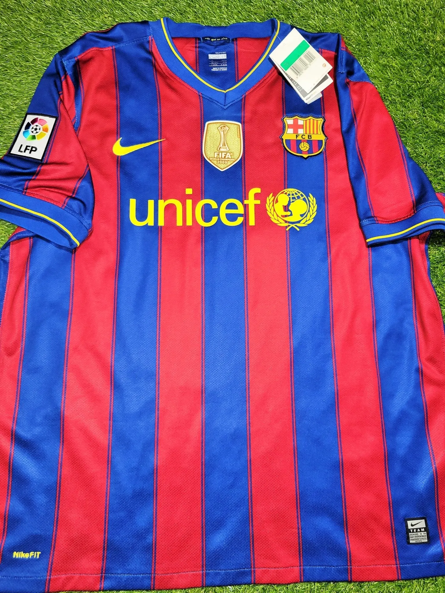 Messi Barcelona 2009 2010 Home Jersey Shirt Camiseta BNWT XL SKU# 343808-496