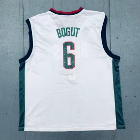 Milwaukee Bucks: Andrew Bogut 2006/07 White Adidas Jersey (XXL)