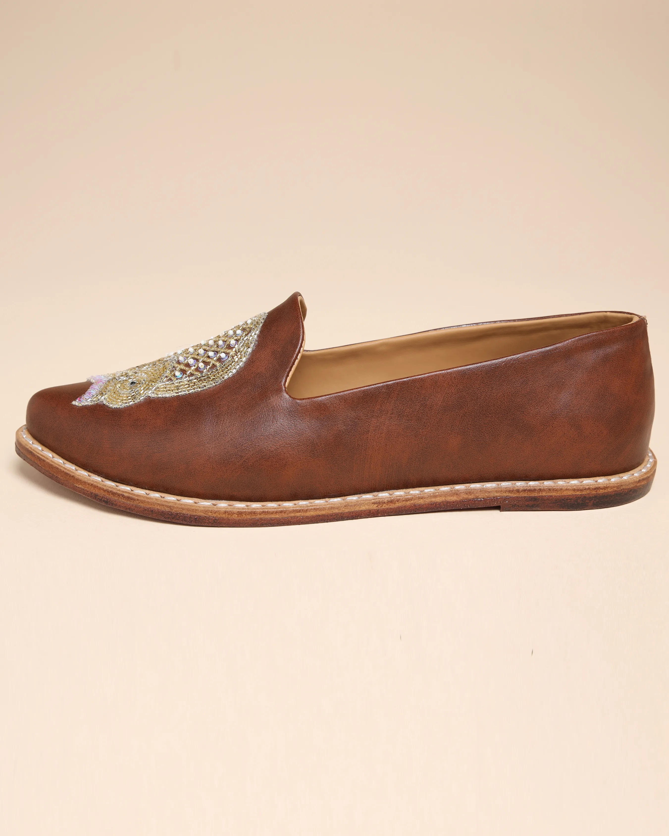 Misty Jade Handcrafted Loafers