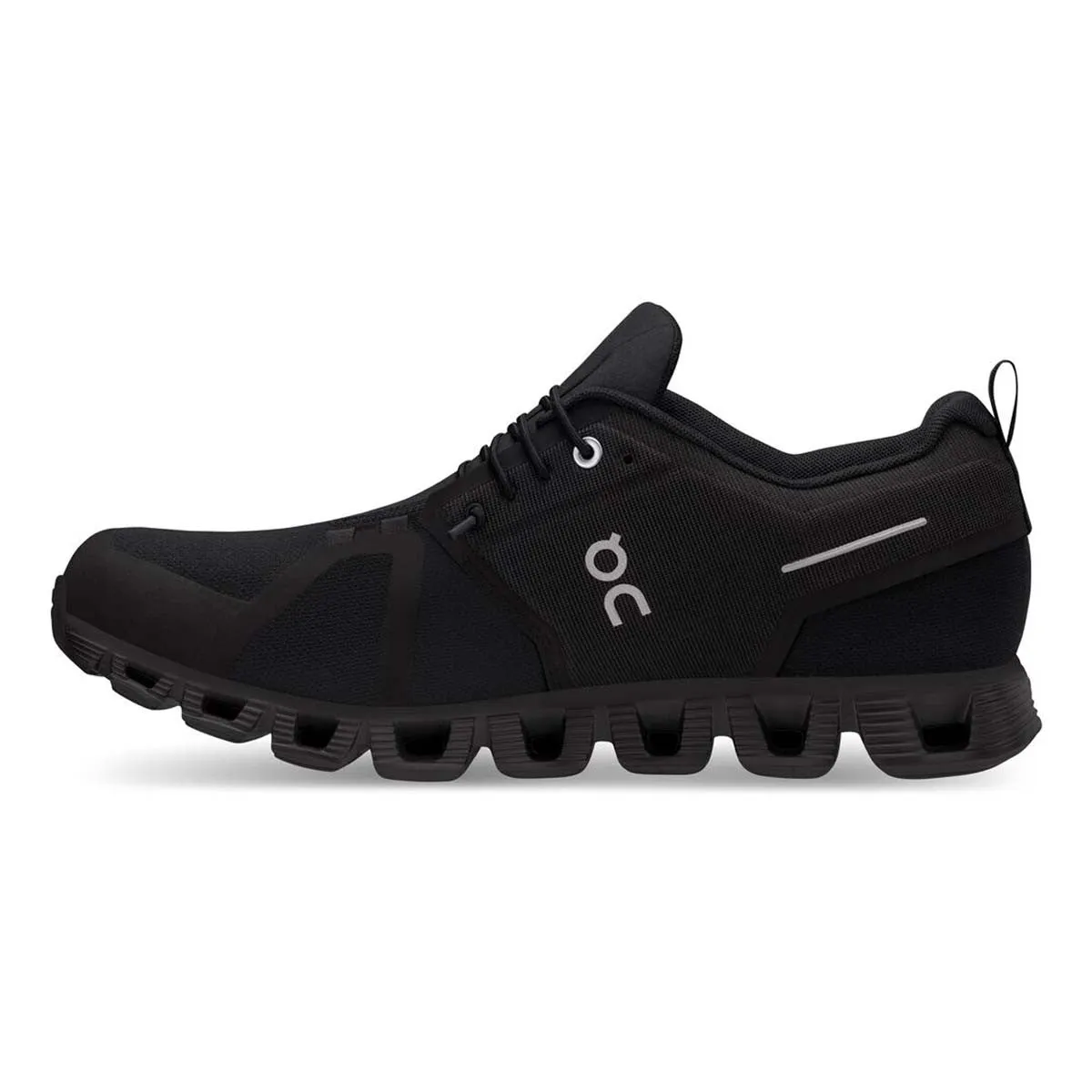 On Men's Cloud 5 Waterproof Sneaker in All Black