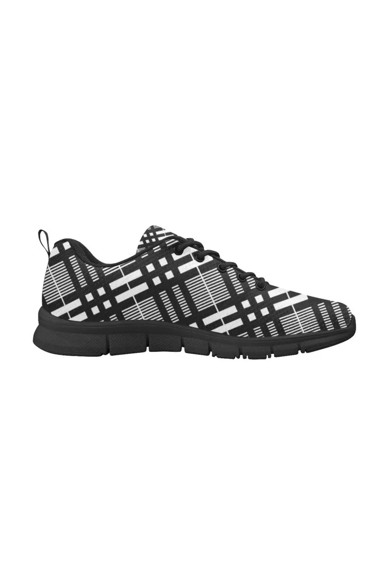 Plaid Place Men's Breathable Running Shoes