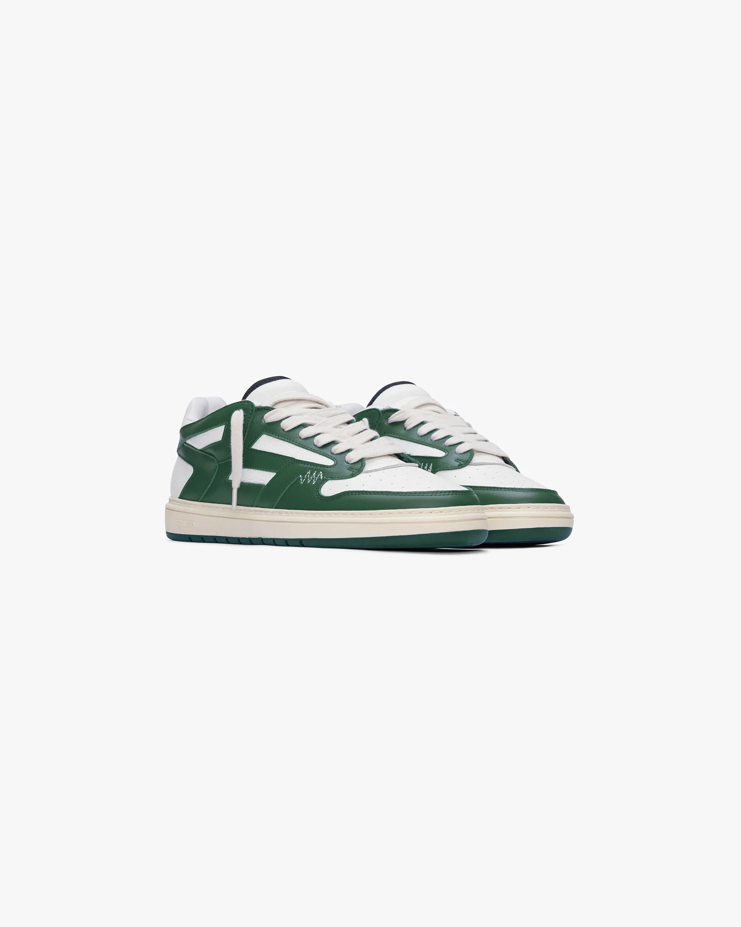 Reptor Low - Racing Green Flat White