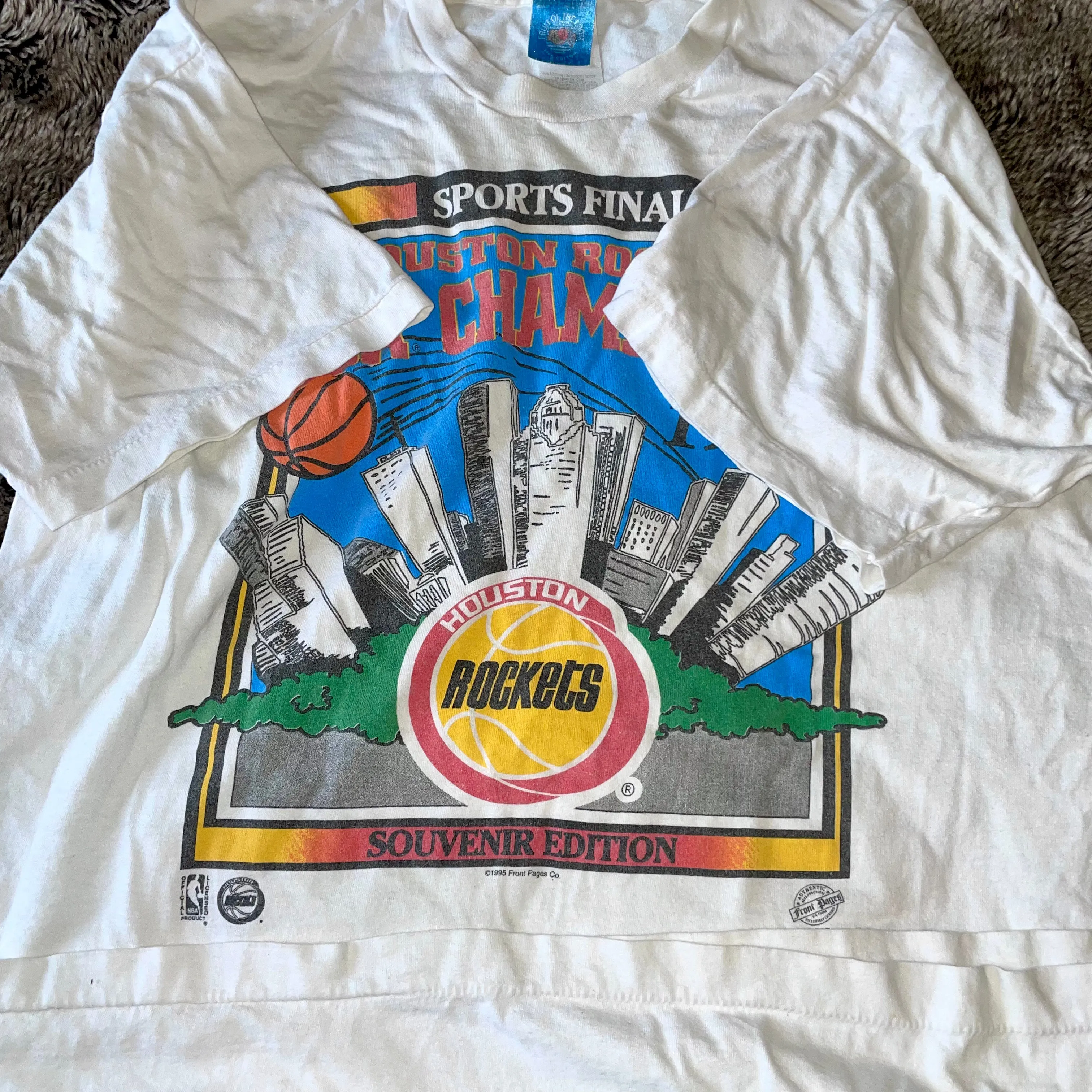 Rockets 1995 “Souvenir Edition” Champs Skyline Tee