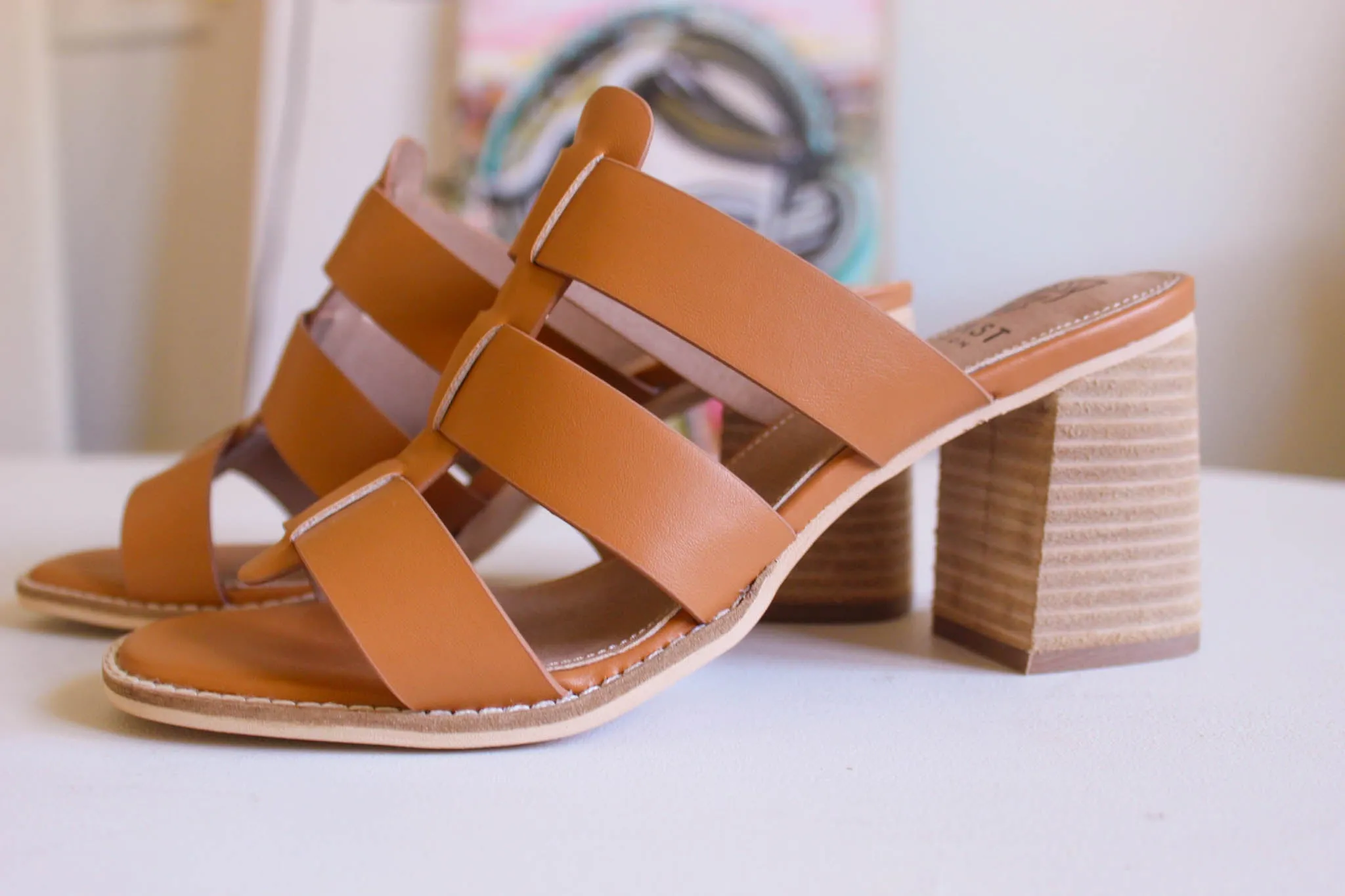 Strut Into Summer Heel - Tan