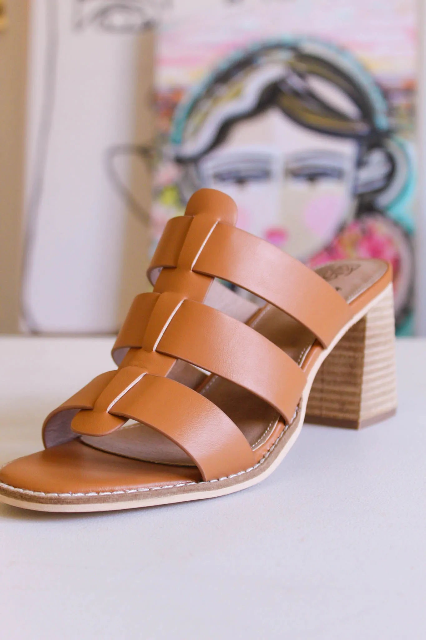 Strut Into Summer Heel - Tan