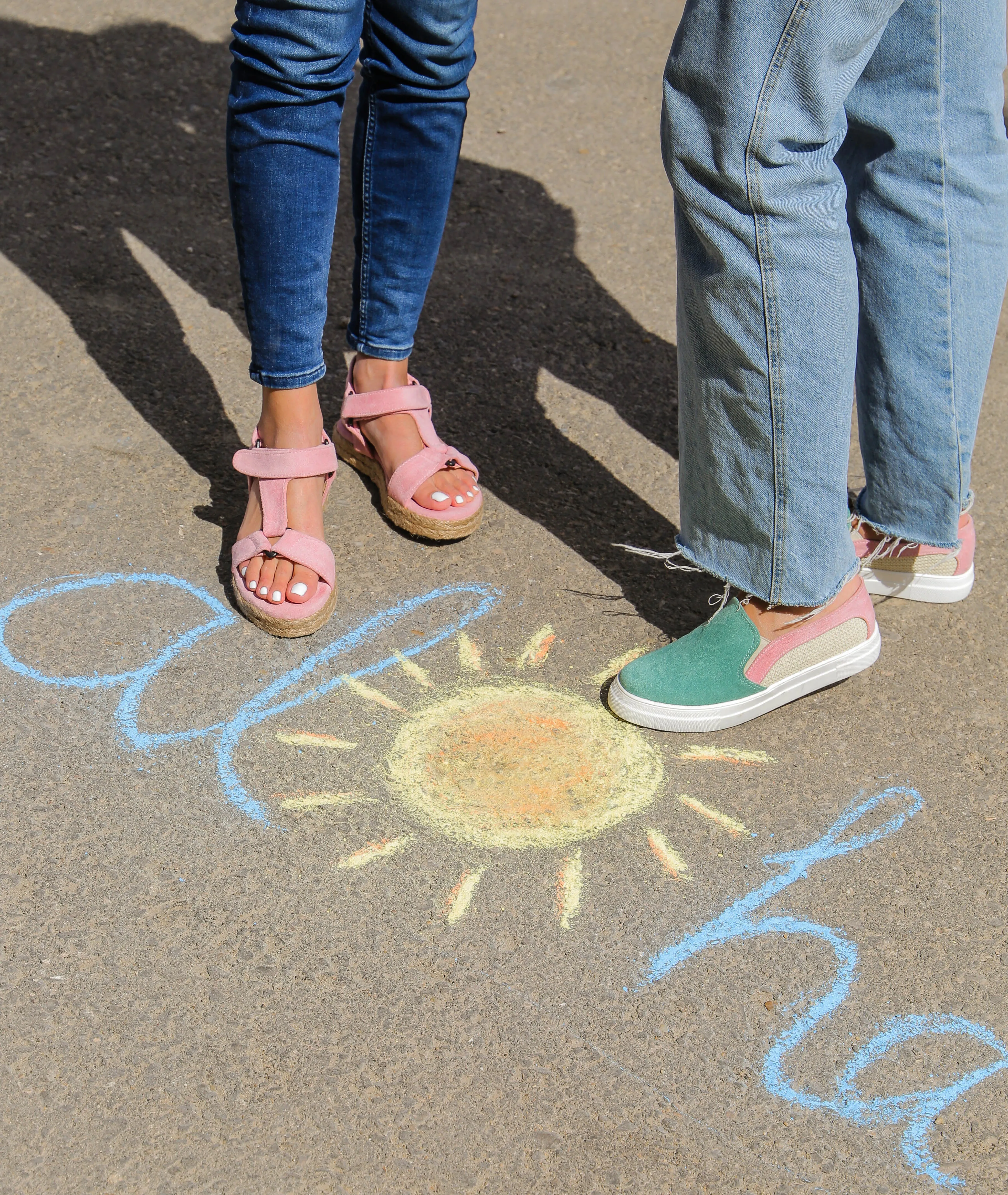 Suede Sandals Rose