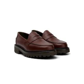 The Ellis Penny Loafer, Chocolate, Vibram 1757 Lug Sole