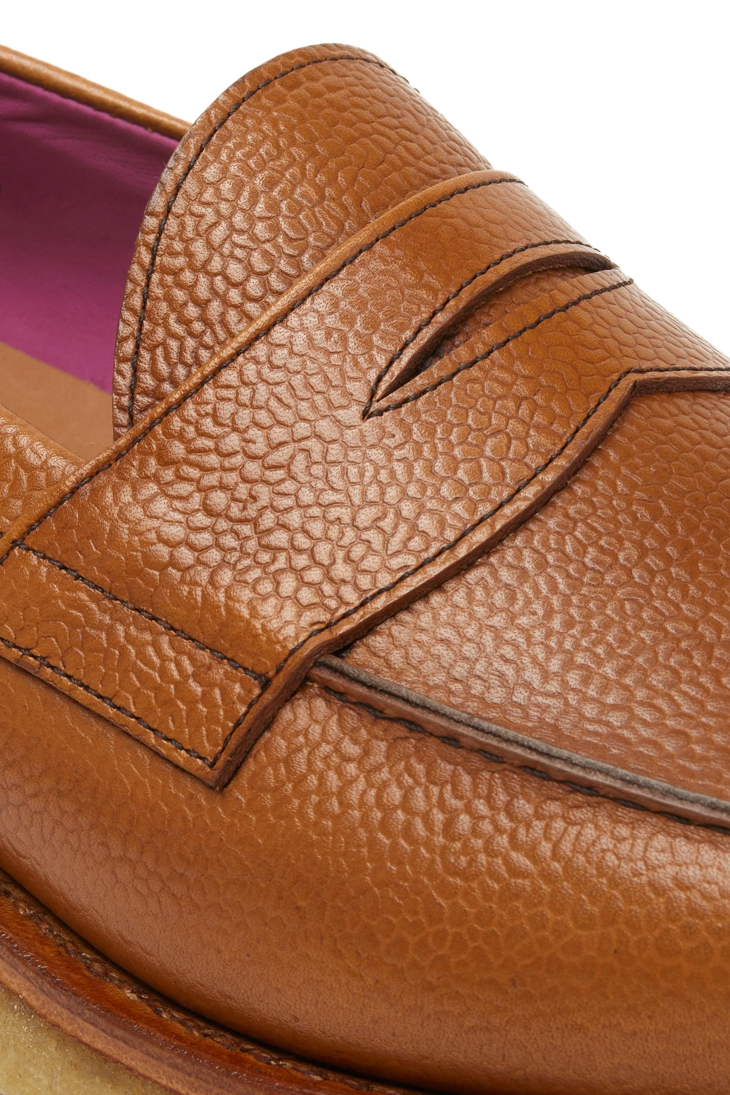 The Ellis Penny Loafer, Maple, Crepe