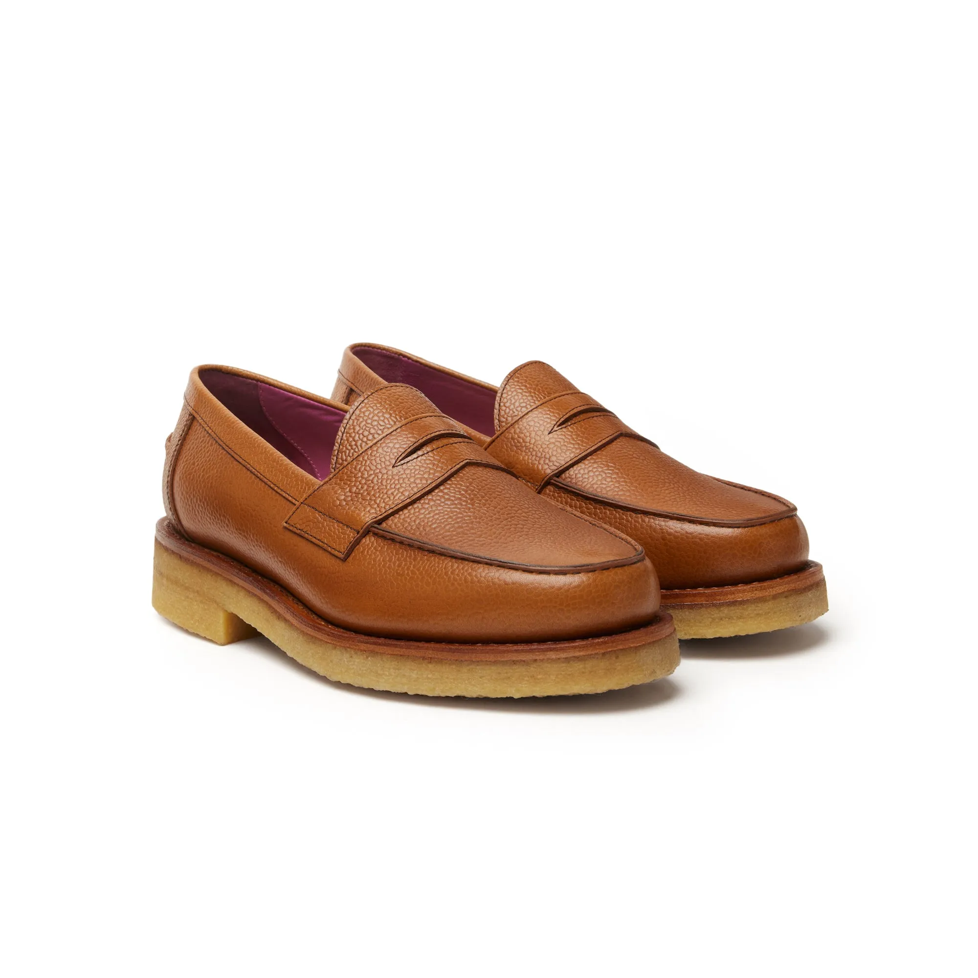 The Ellis Penny Loafer, Maple, Crepe